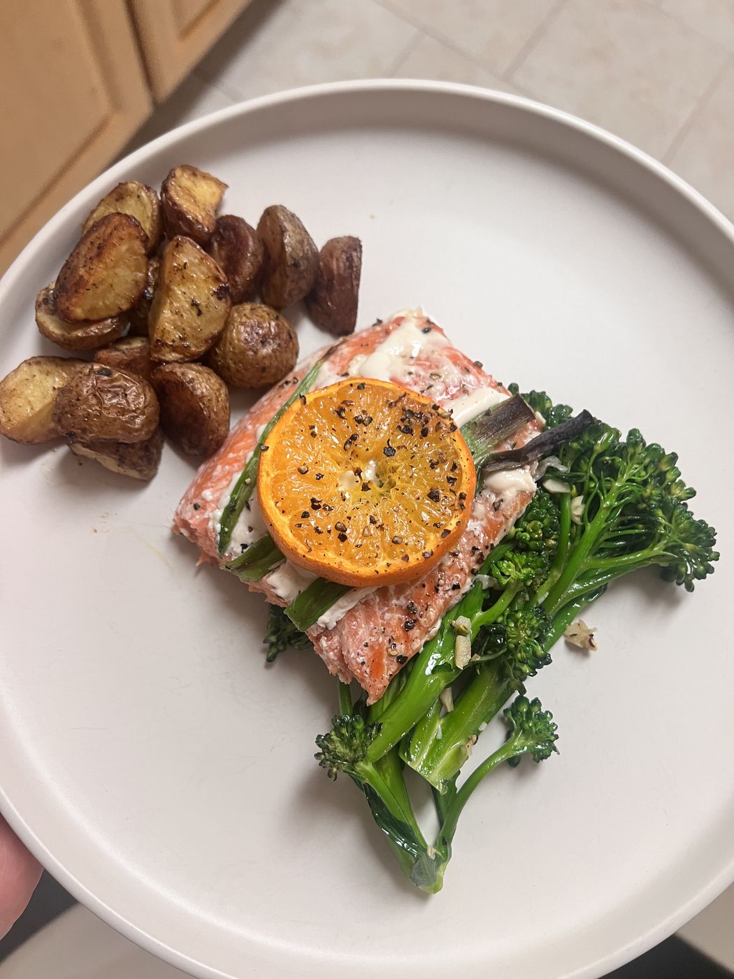 Citrus Salmon and Broccolini